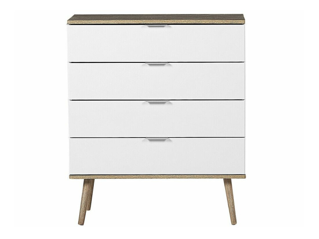 Komoda Berwyn 781 (Balta + Šviesus medis)