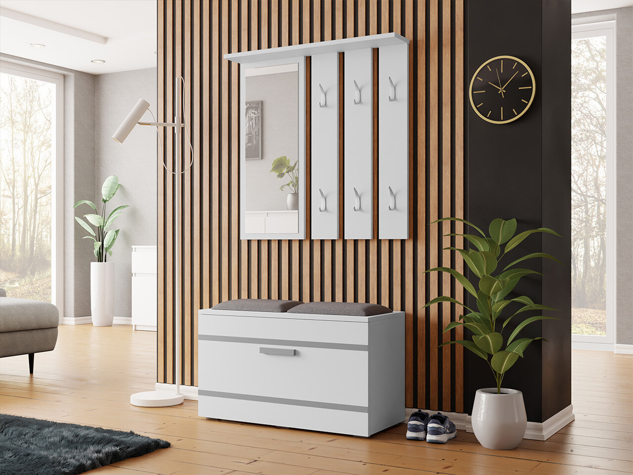 Prieškambario komplektas Ferrus (Balta)