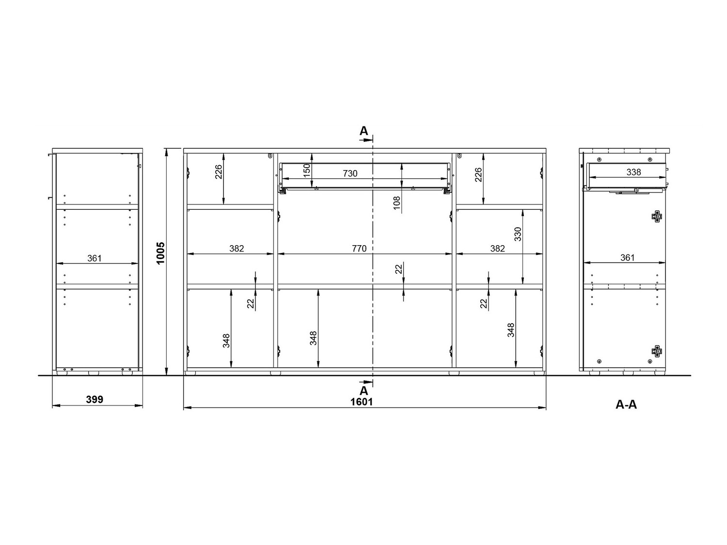 Komoda Feltoru 105 (Balta)