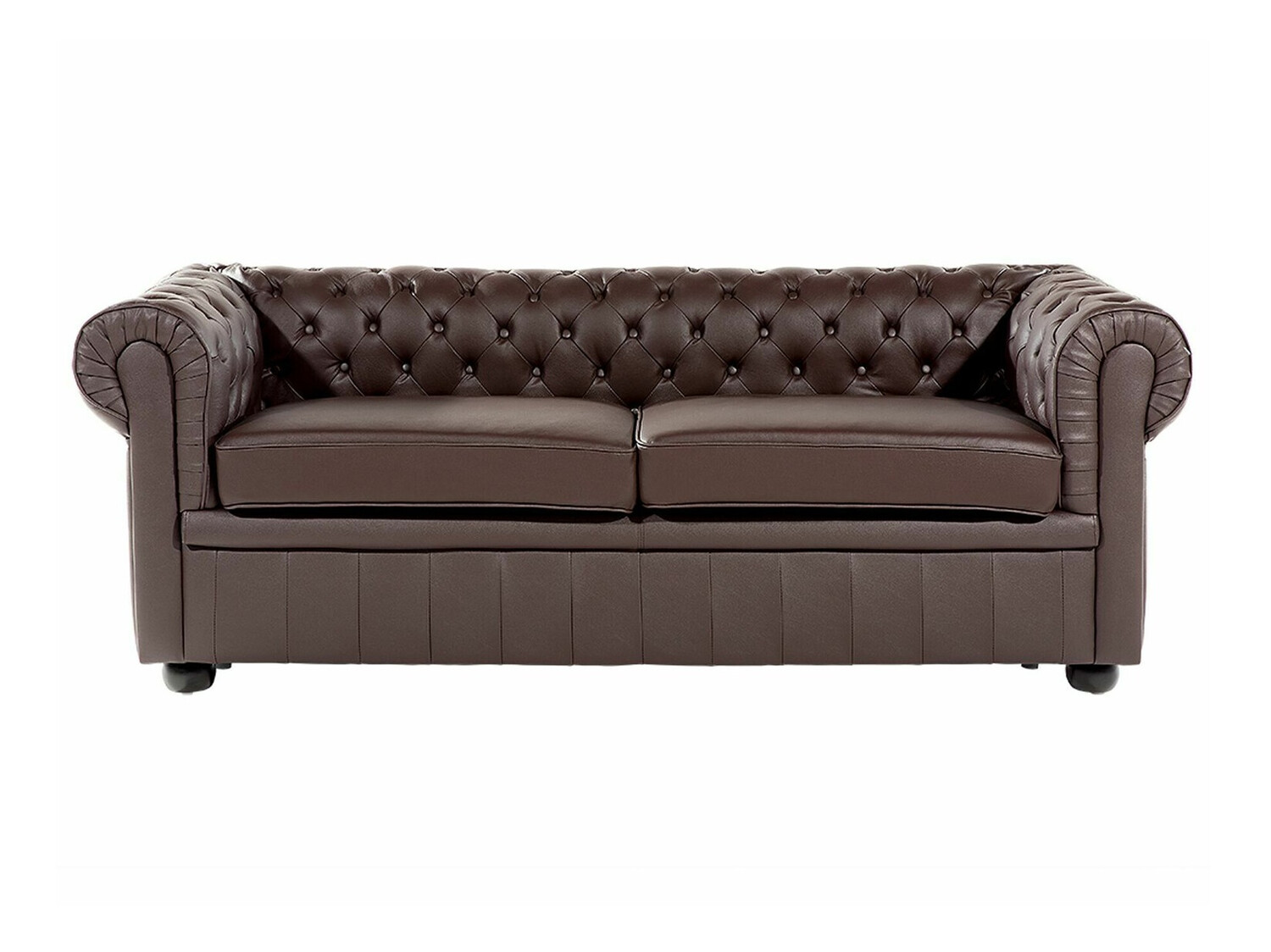Chesterfield sofa Berwyn 832 (Tamsi ruda)