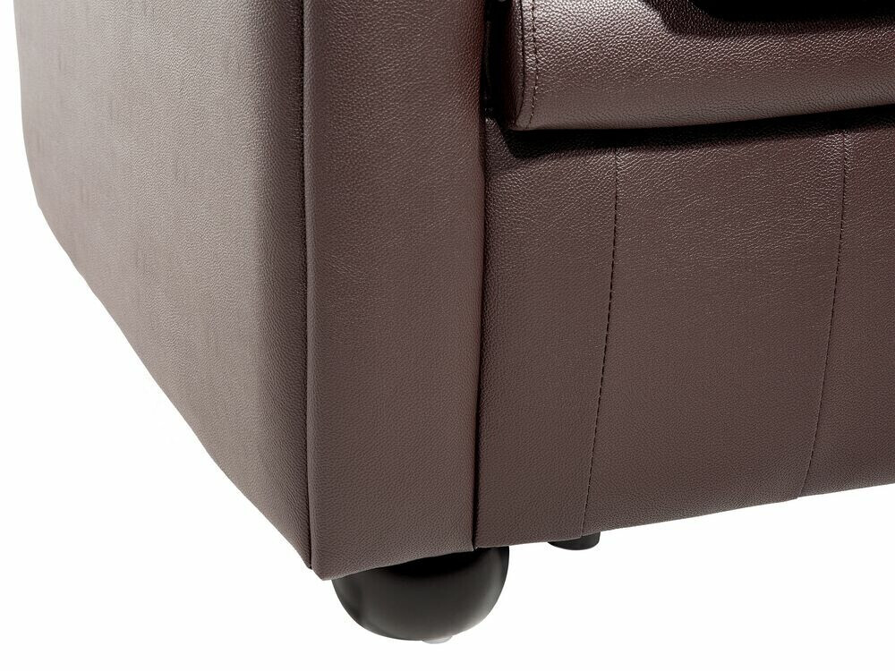 Chesterfield sofa Berwyn 832 (Tamsi ruda)