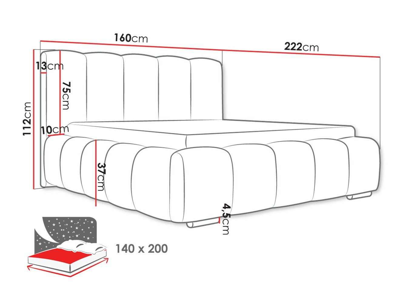 Lova TrendyNest 106 (Paros 01)