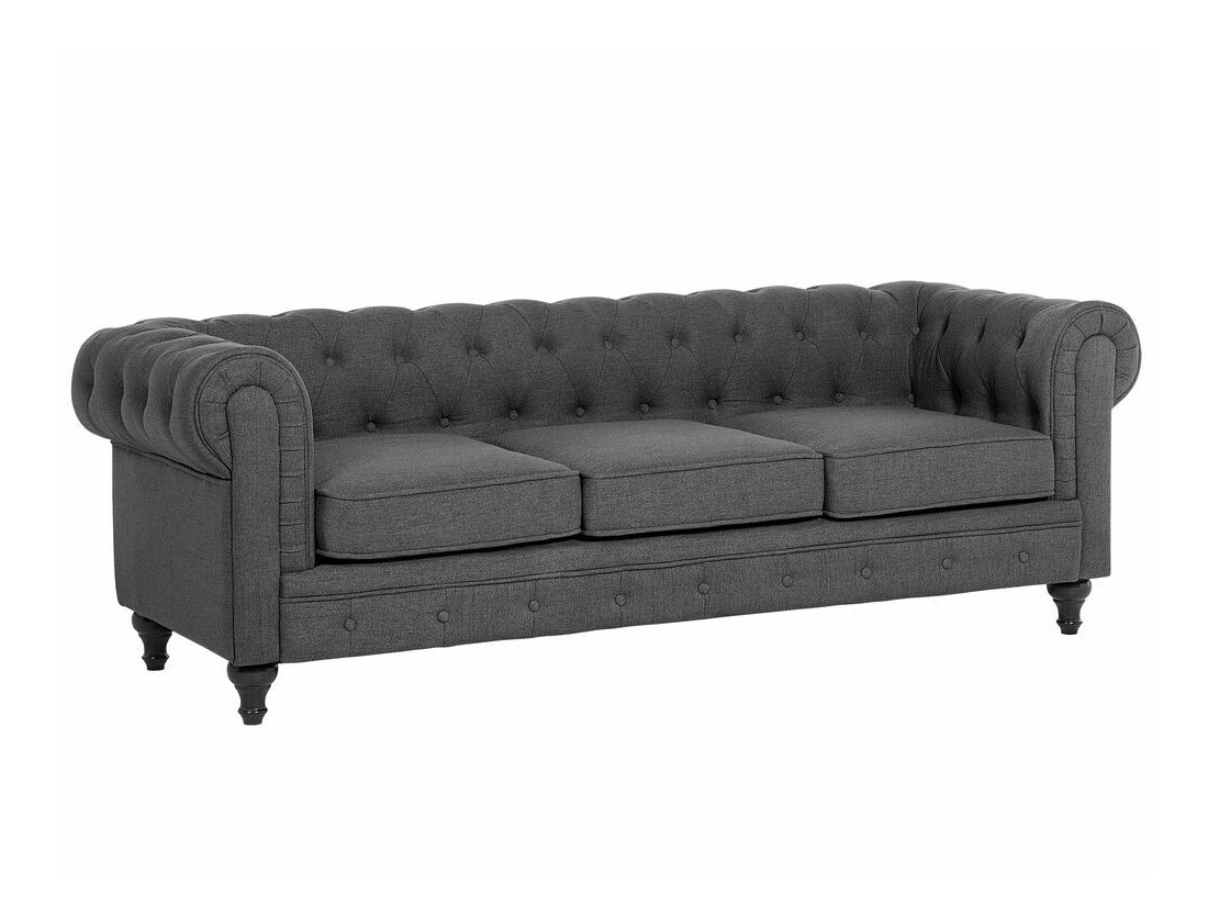 Chesterfield sofa Cirdoro 100 (Pilka)