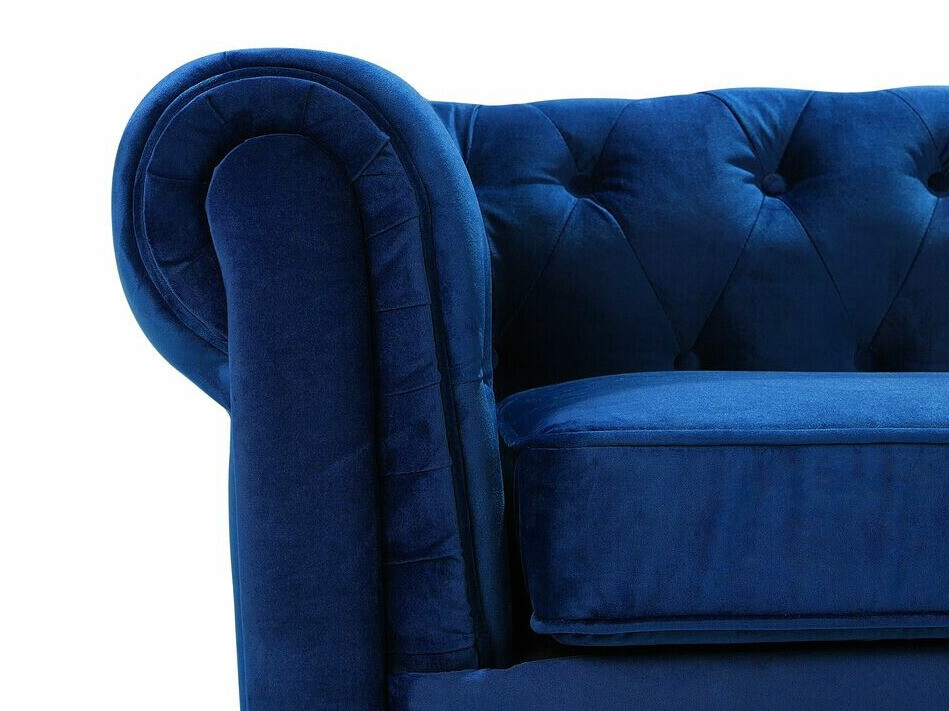 Chesterfield fotelis Cirdoro 102 (Mėlyna)