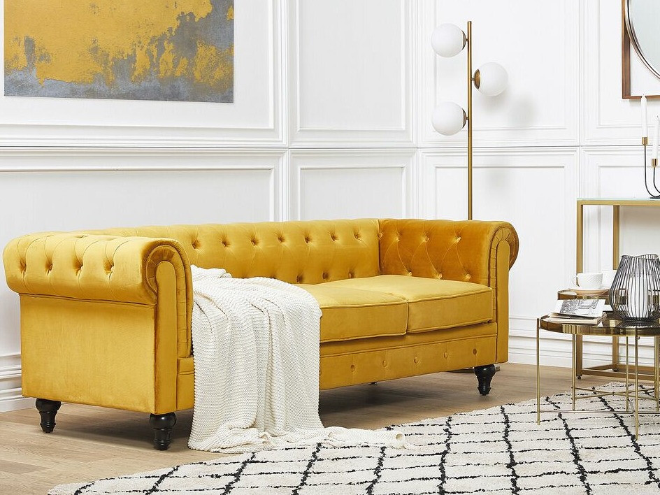 Chesterfield sofa Cirdoro 101 (Geltona)