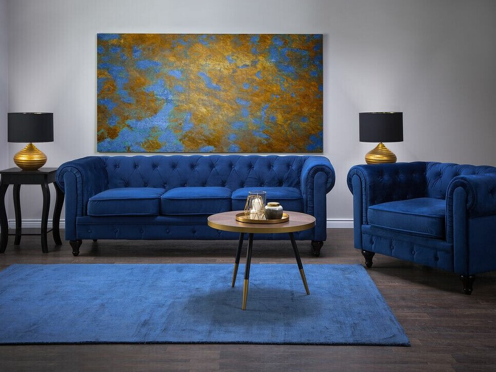 Chesterfield sofa Cirdoro 101 (Mėlyna)