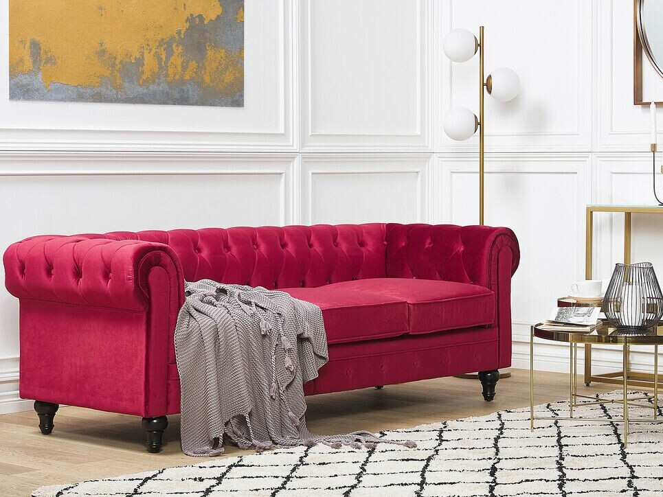 Chesterfield sofa Cirdoro 101 (Raudona)
