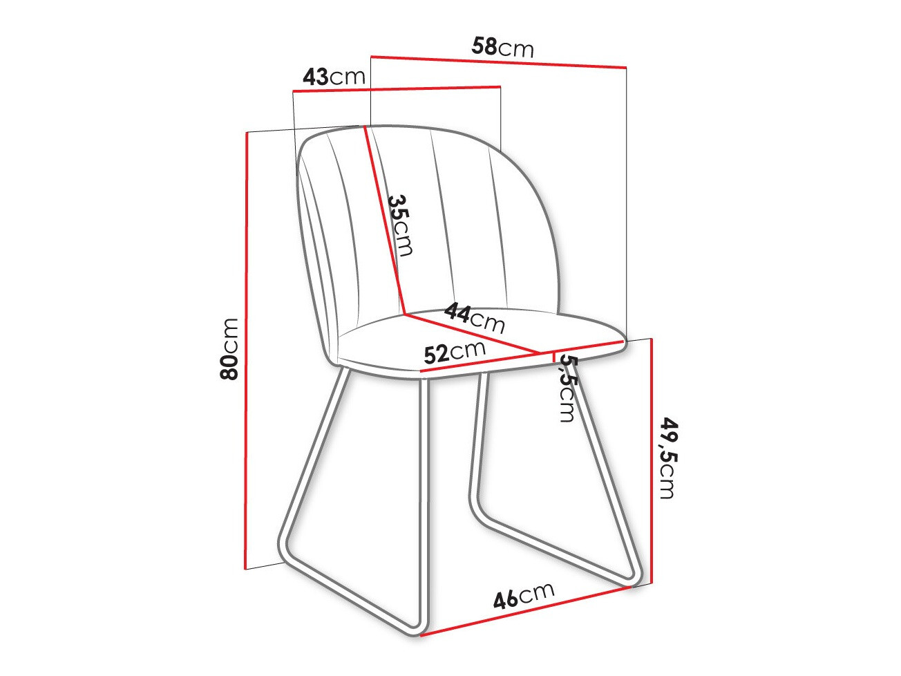 Kėdė Comfivo Passer I (Magic Velvet 2216)