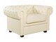 Chesterfield fotelis Cirdoro 105 (Kreminė)