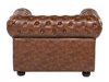 Chesterfield fotelis Cirdoro 105 (Ruda)