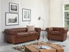 Chesterfield fotelis Cirdoro 105 (Ruda)