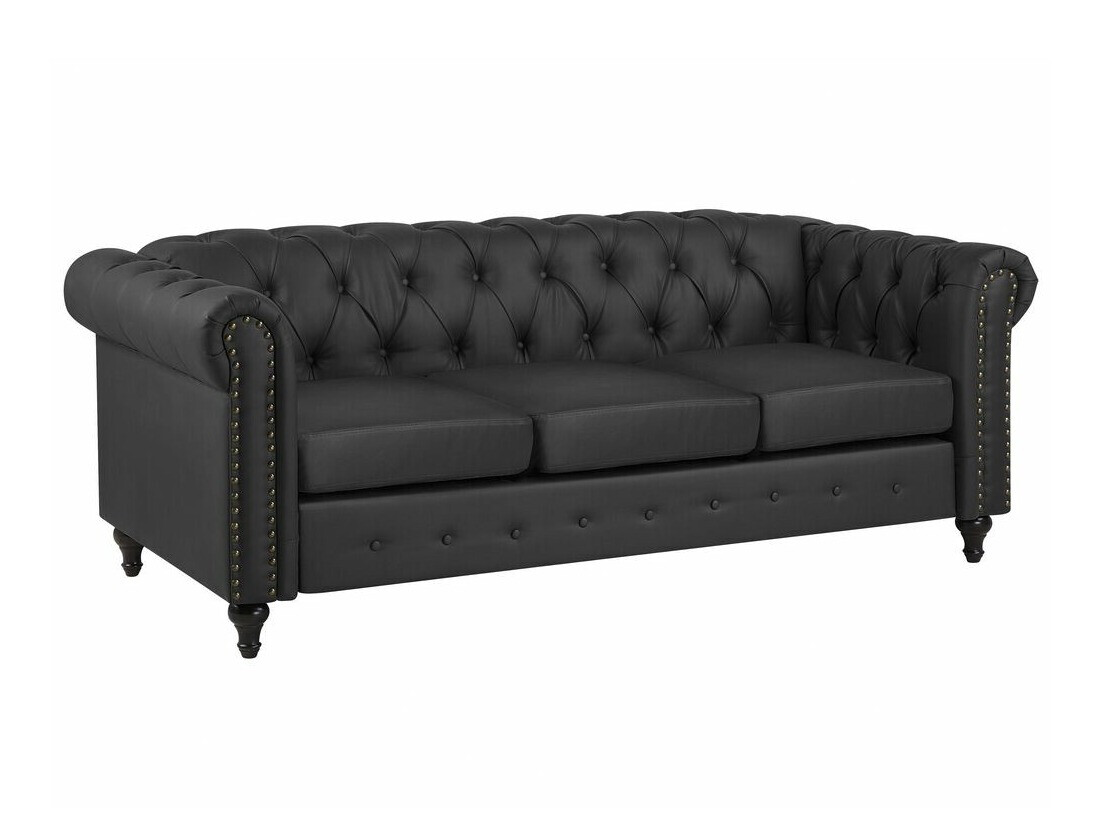 Chesterfield sofa Cirdoro 106 (Juoda)