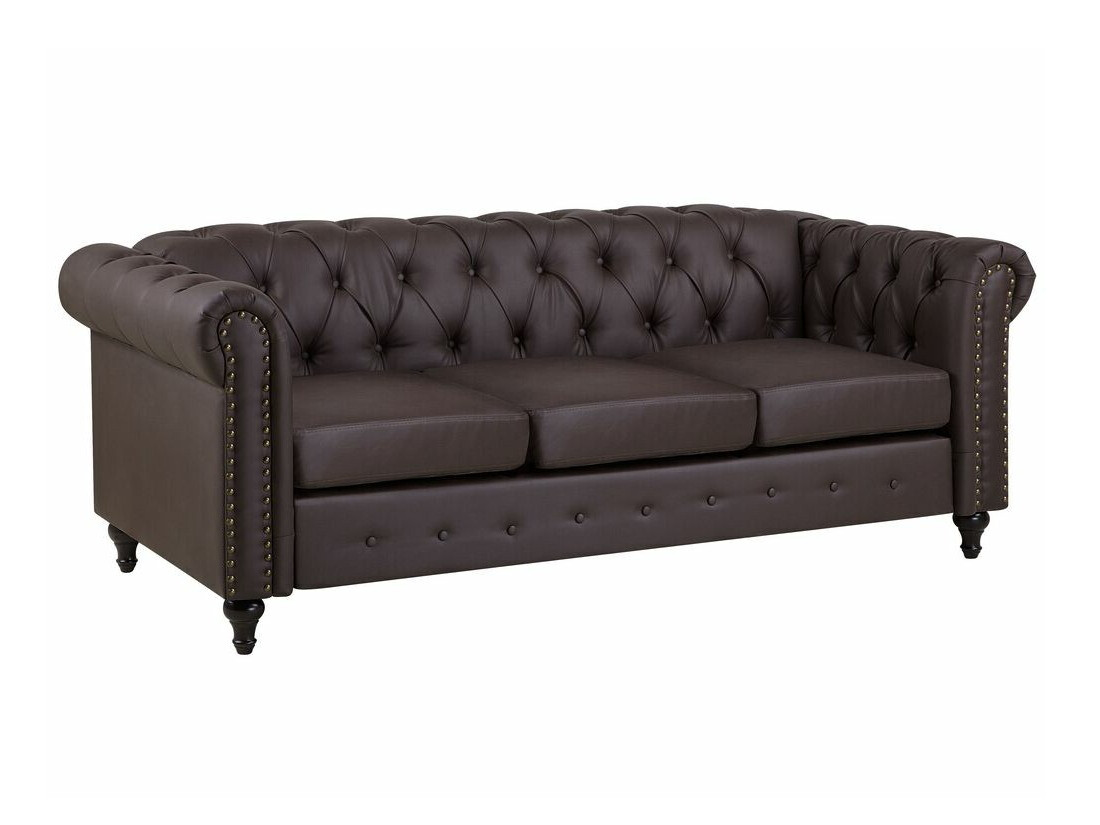 Chesterfield sofa Cirdoro 106 (Tamsi ruda)
