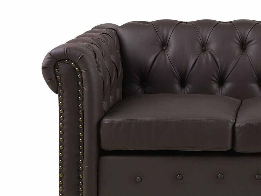 Chesterfield sofa Cirdoro 106 (Tamsi ruda)