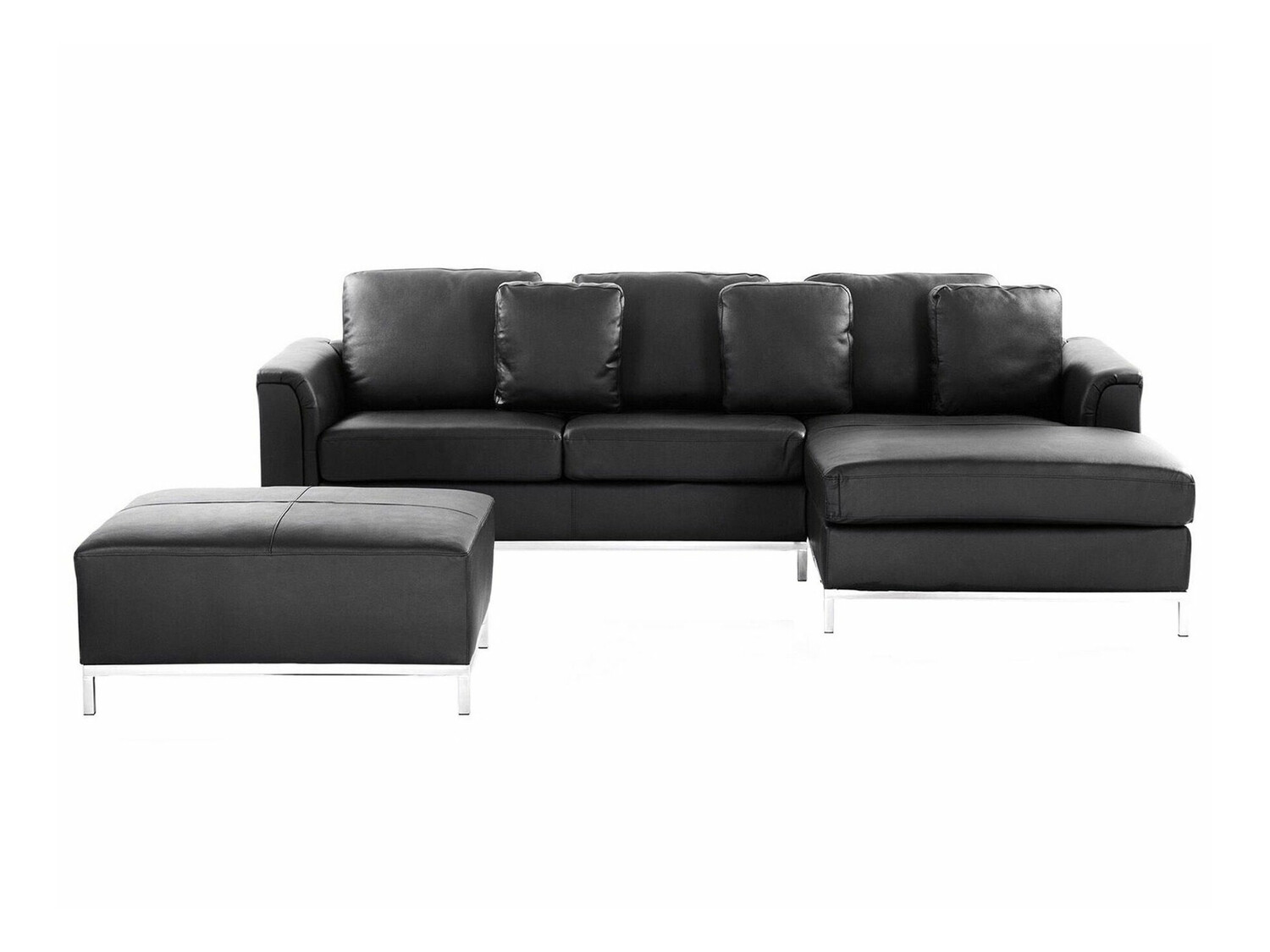 Minkštas kampas Berwyn 892 (Juoda)