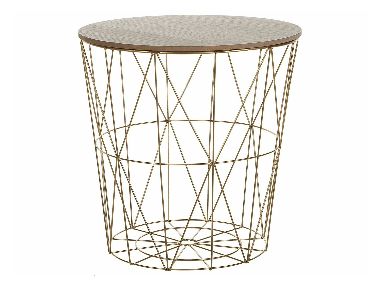 Šoninis staliukas Berwyn 914 (Auksinė)