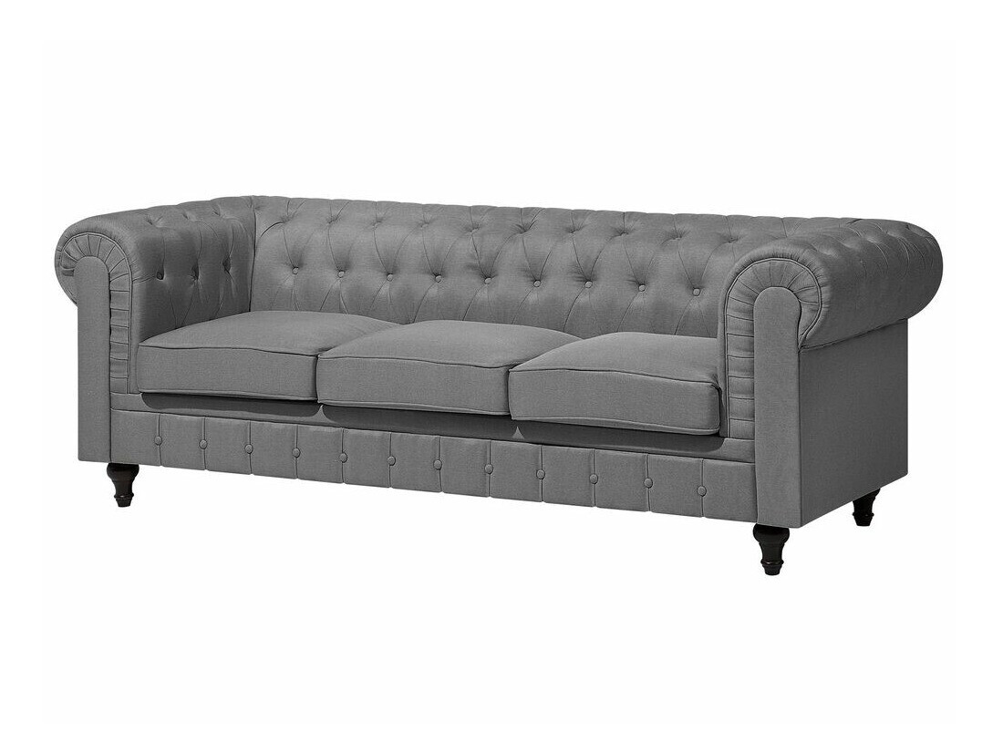 Chesterfield minkštų baldų komplektas Cirdoro 111 (Pilka)