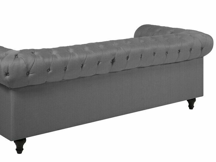 Chesterfield minkštų baldų komplektas Cirdoro 111 (Pilka)