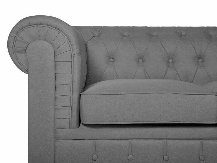 Chesterfield minkštų baldų komplektas Cirdoro 111 (Pilka)