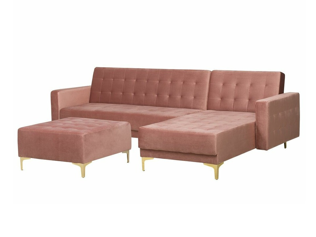 Minkštas kampas Felvena 117 (Rožinė)