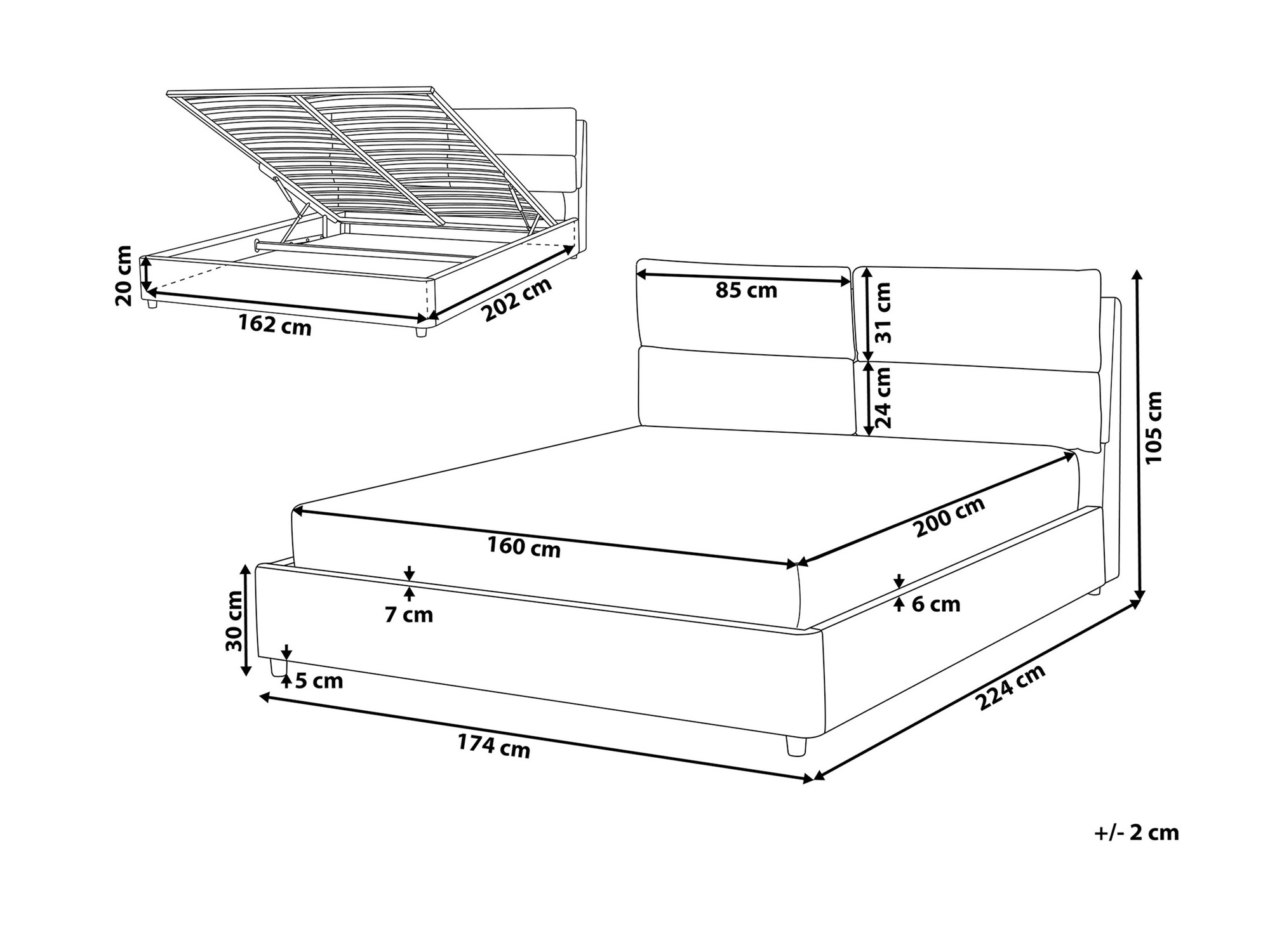 Lova Berwyn 969 (Smėlinė)