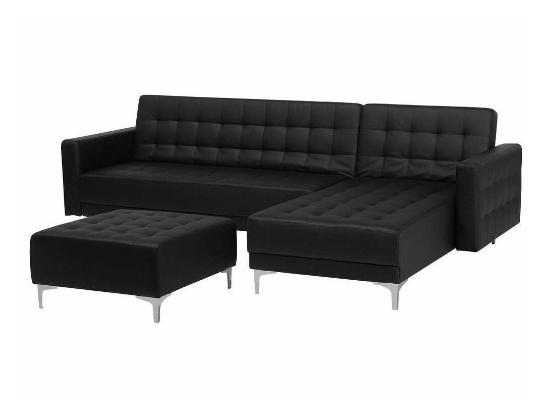 Minkštas kampas Felvena 111 (Juoda)