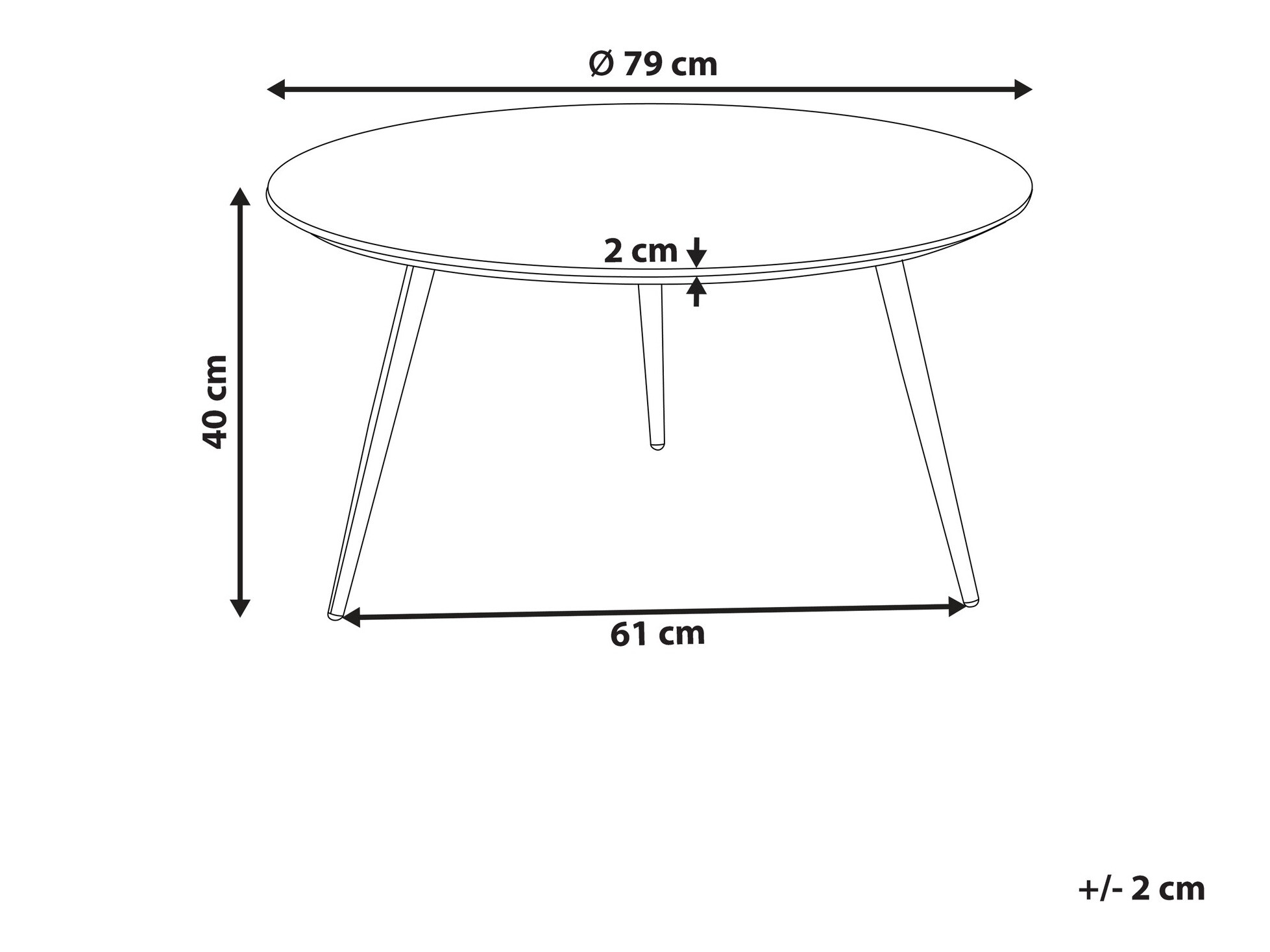 Žurnalinis staliukas Berwyn 990 (Baltas marmuras + Juoda)