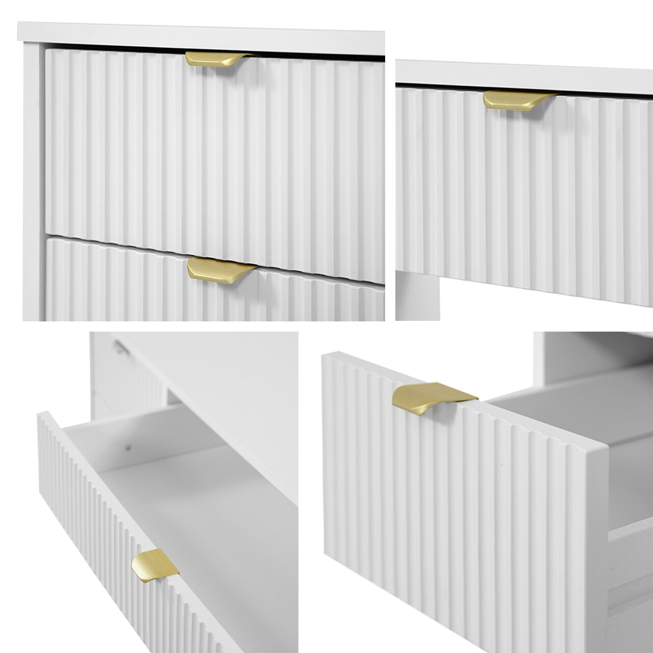 Svetainės komplektas Comfivo Papilio I (Balta)