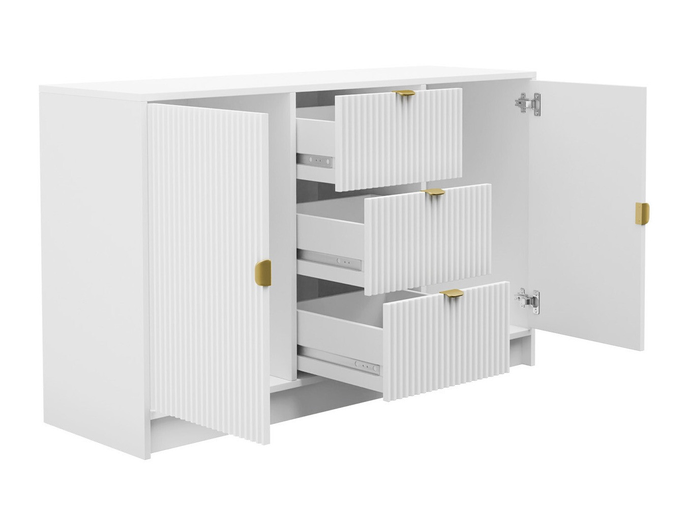 Svetainės komplektas Comfivo Papilio I (Balta)