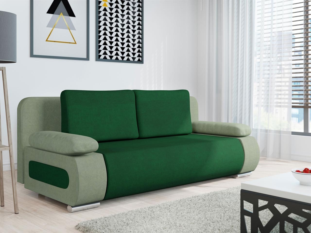 Sofa lova Comfivo Pudor (Uttario Velvet 2954 + Uttario Velvet 2951)