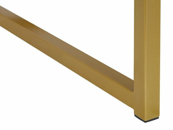 Šoninis staliukas Berwyn 1083 (Juoda + Auksinė)