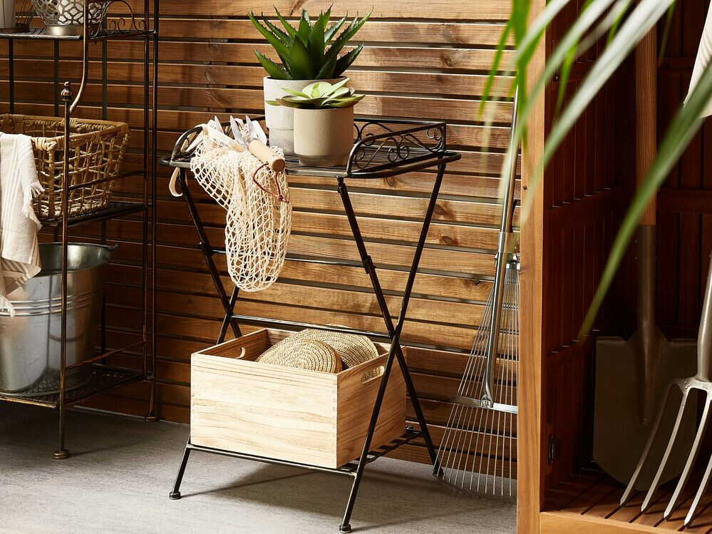 Šoninis staliukas Berwyn 1087 (Juoda)