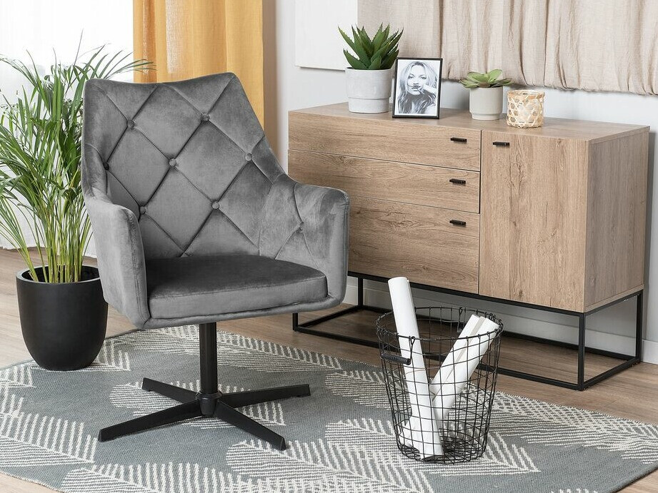 Fotelis Berwyn 1118 (Tamsi pilka)