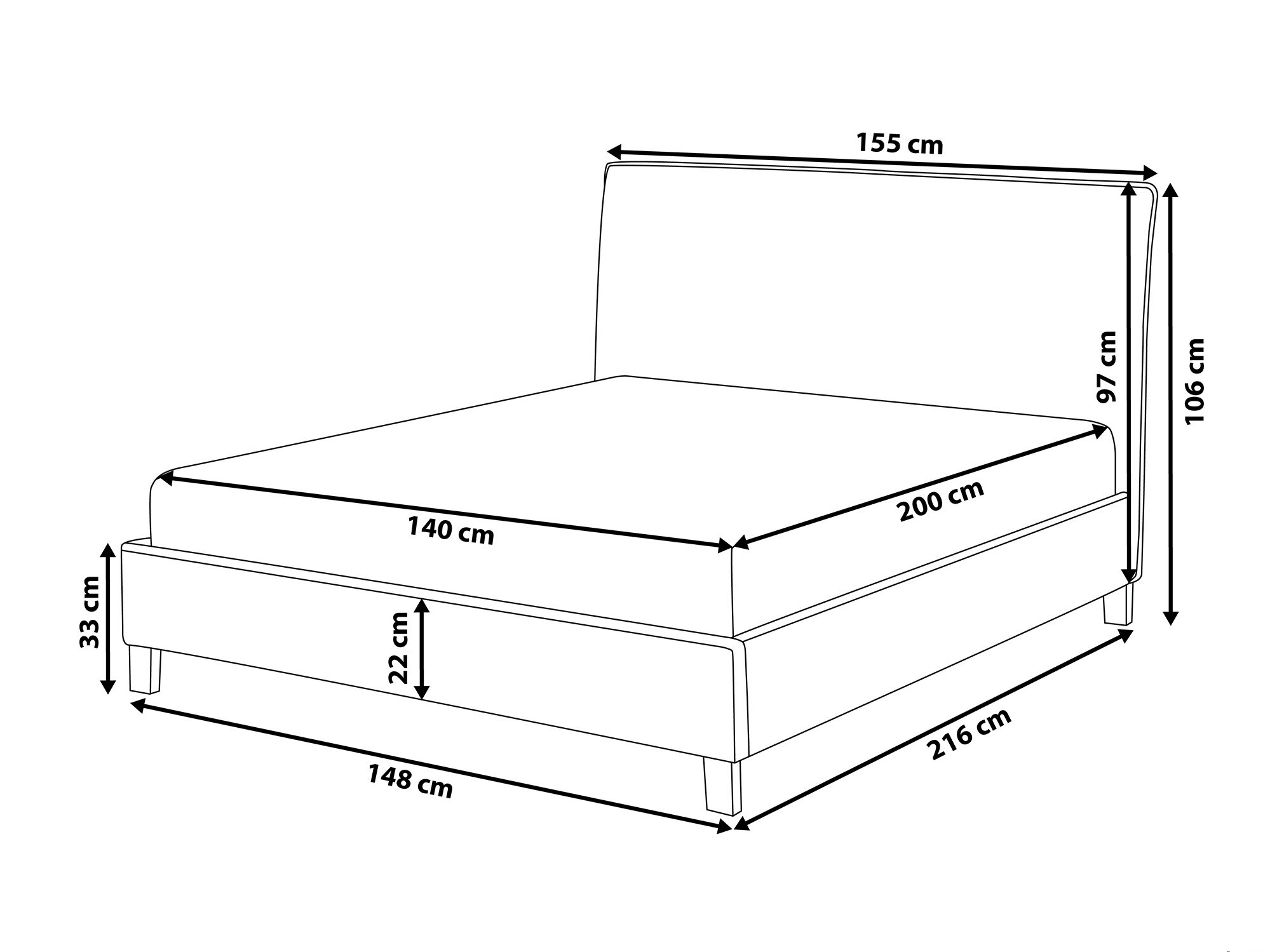 Lova Berwyn 1121 (Smėlinė)