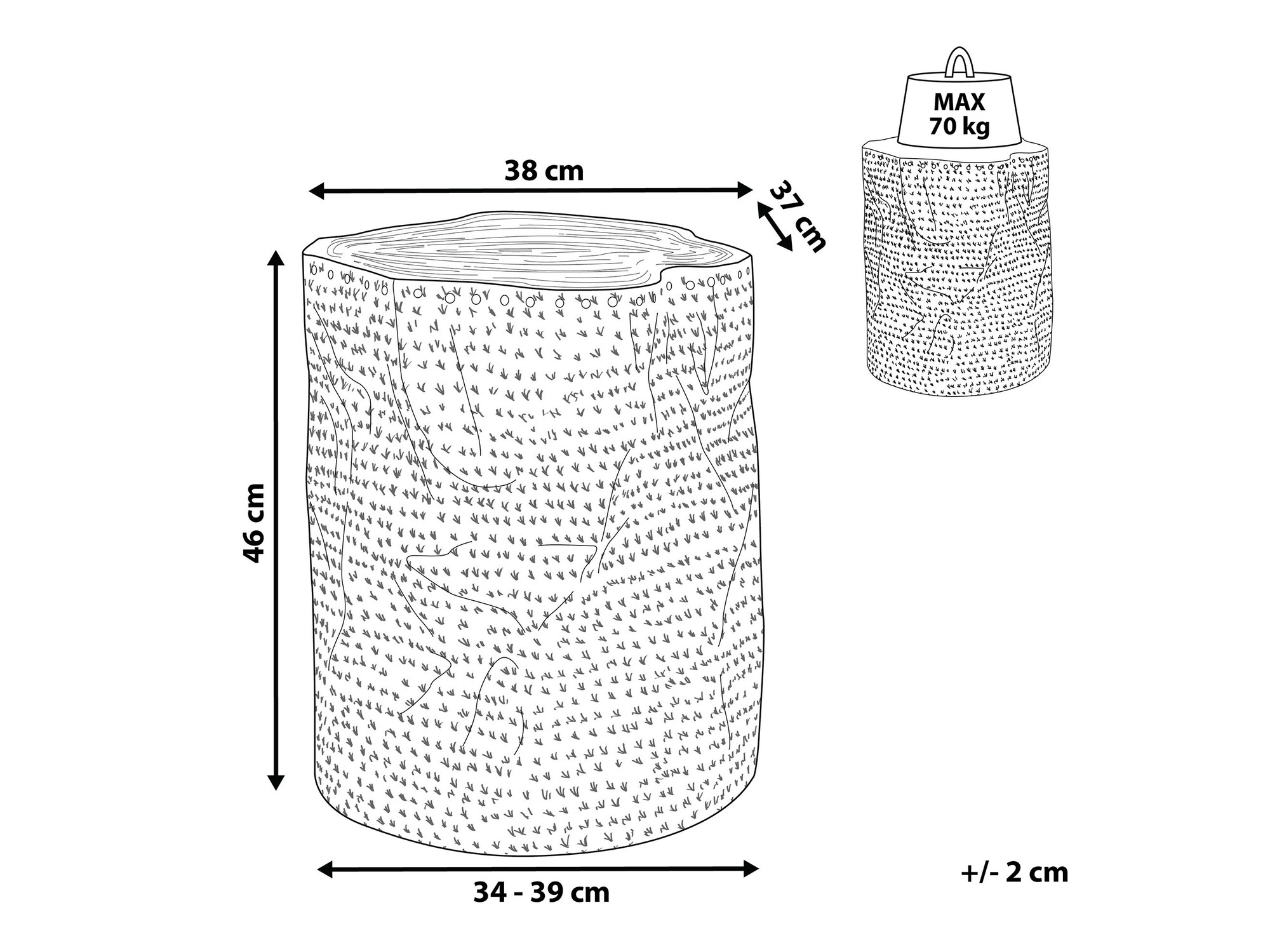 Šoninis staliukas Berwyn 1230
