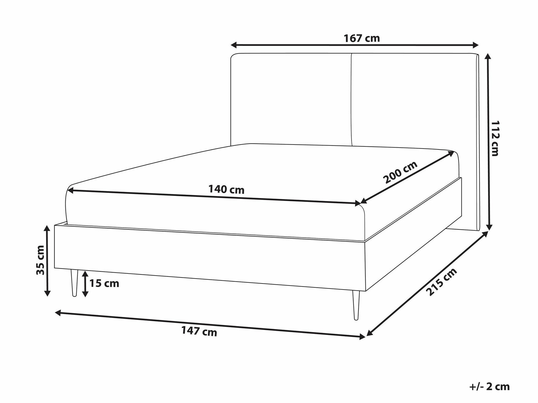Lova Berwyn 1273 (Tamsi pilka + Šviesus medis)