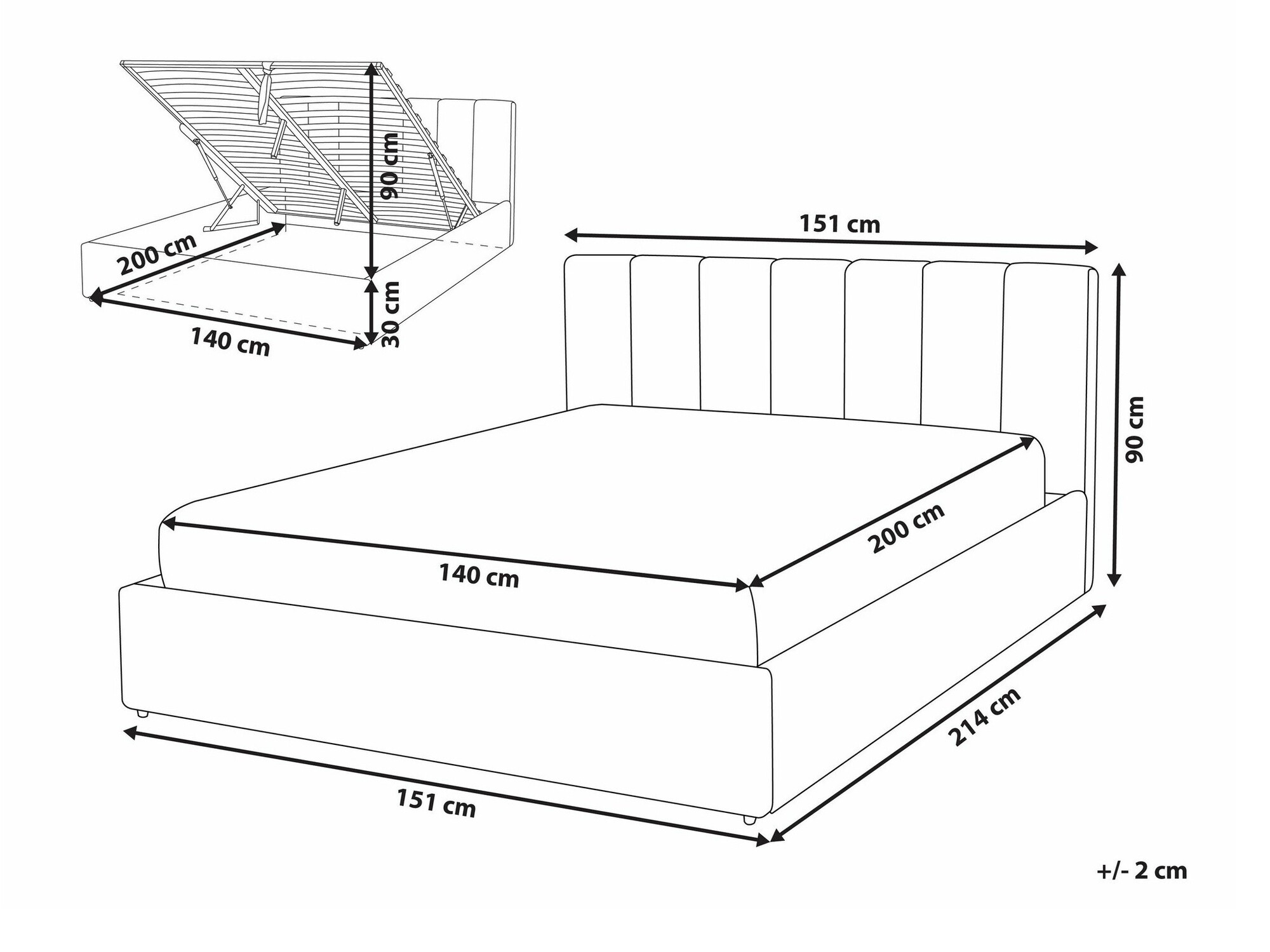 Lova Berwyn 1296 (Smėlinė)