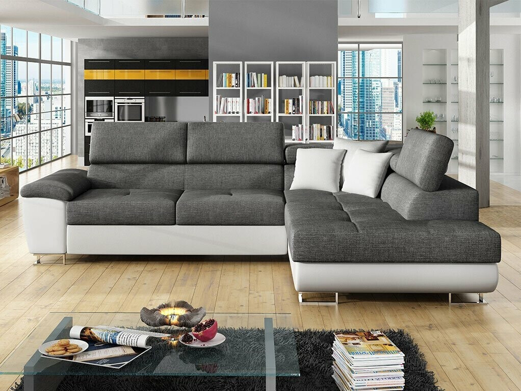 Minkštas kampas Comfivo Ruta II (Soft 017 + Lux 06 + Soft 017)