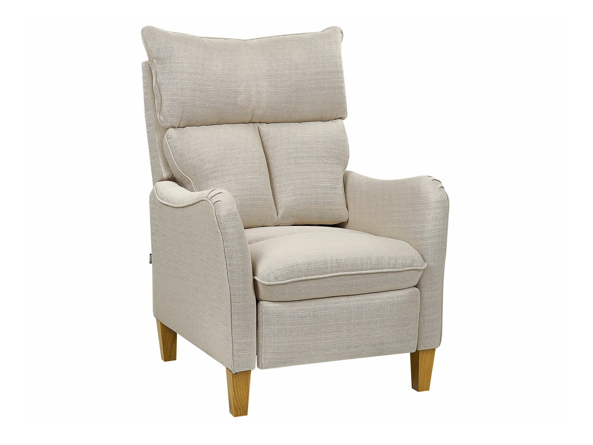 Fotelis reglaineris Berwyn 1329 (Smėlinė + Šviesus medis)