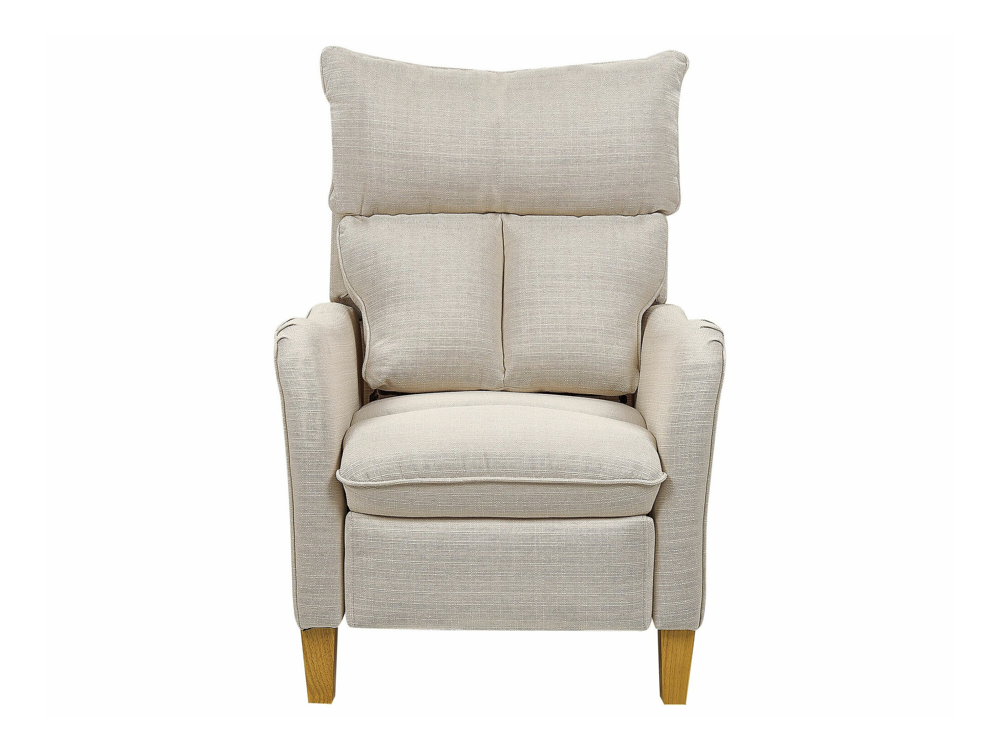 Fotelis reglaineris Berwyn 1329 (Smėlinė + Šviesus medis)