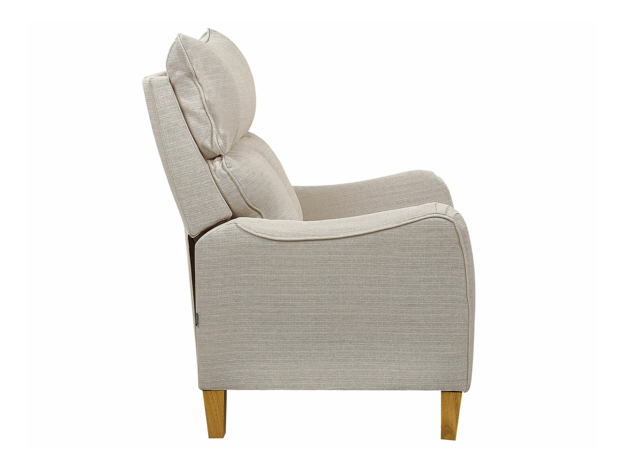 Fotelis reglaineris Berwyn 1329 (Smėlinė + Šviesus medis)