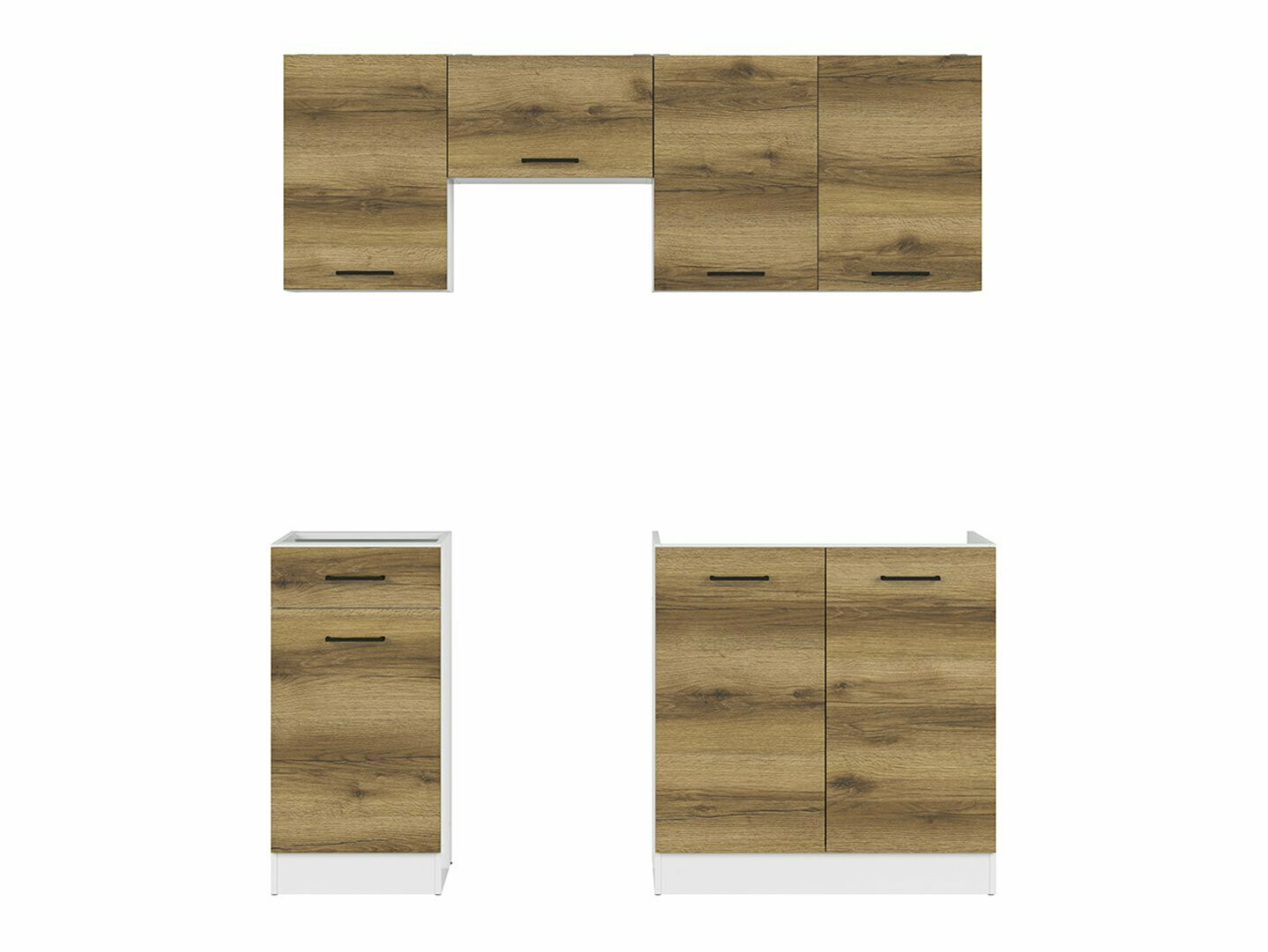 Virtuvės komplektas Boston 511 (Delano ąžuolas)