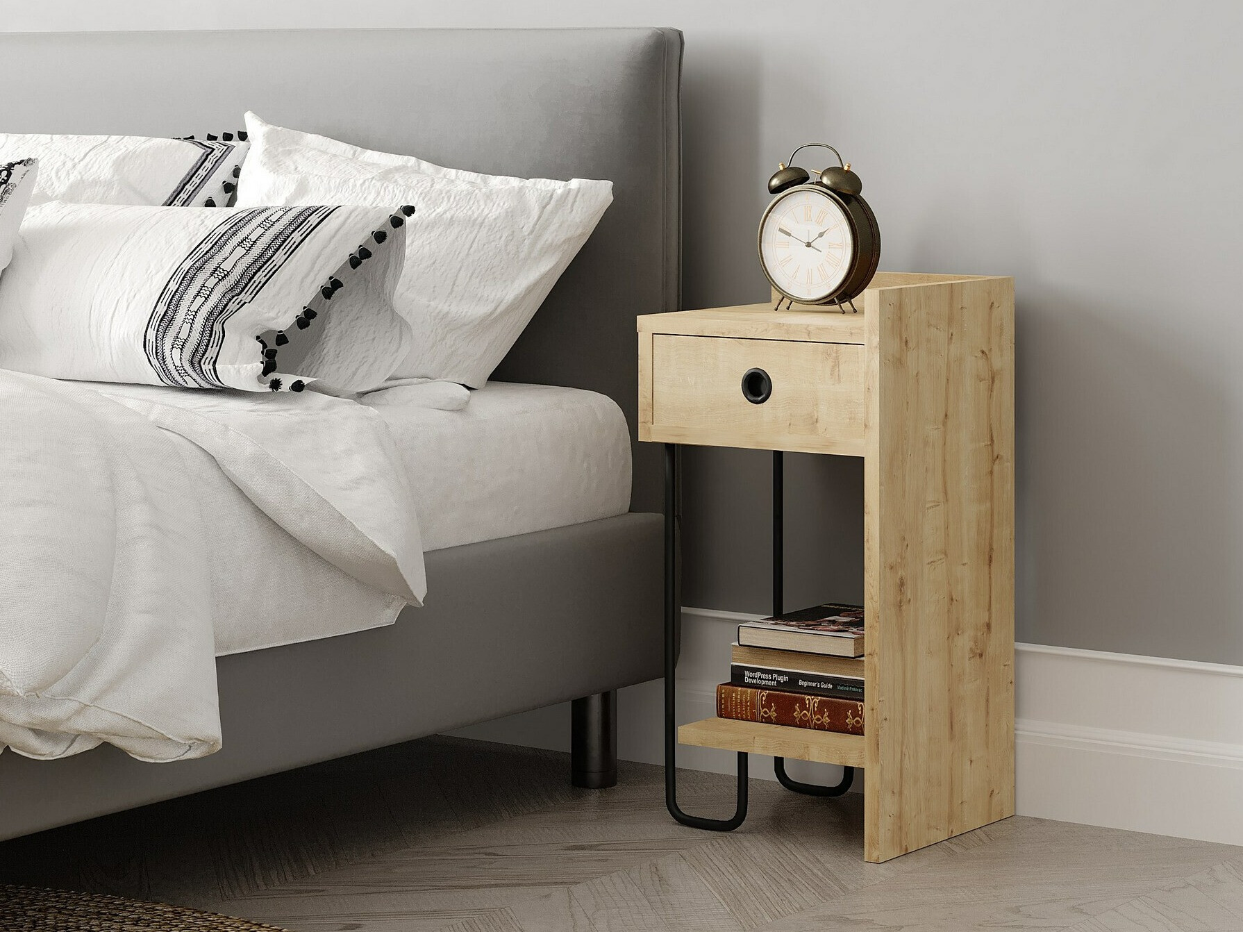 Naktinis staliukas Kailua 1524 (Ąžuolas)