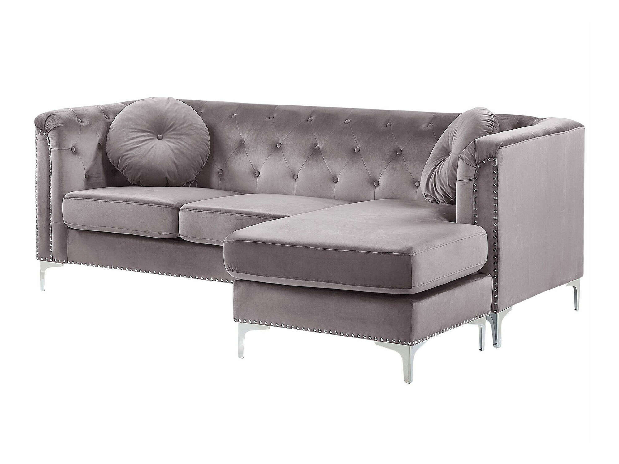 Minkštas kampas Berwyn 1387 (Pilka)