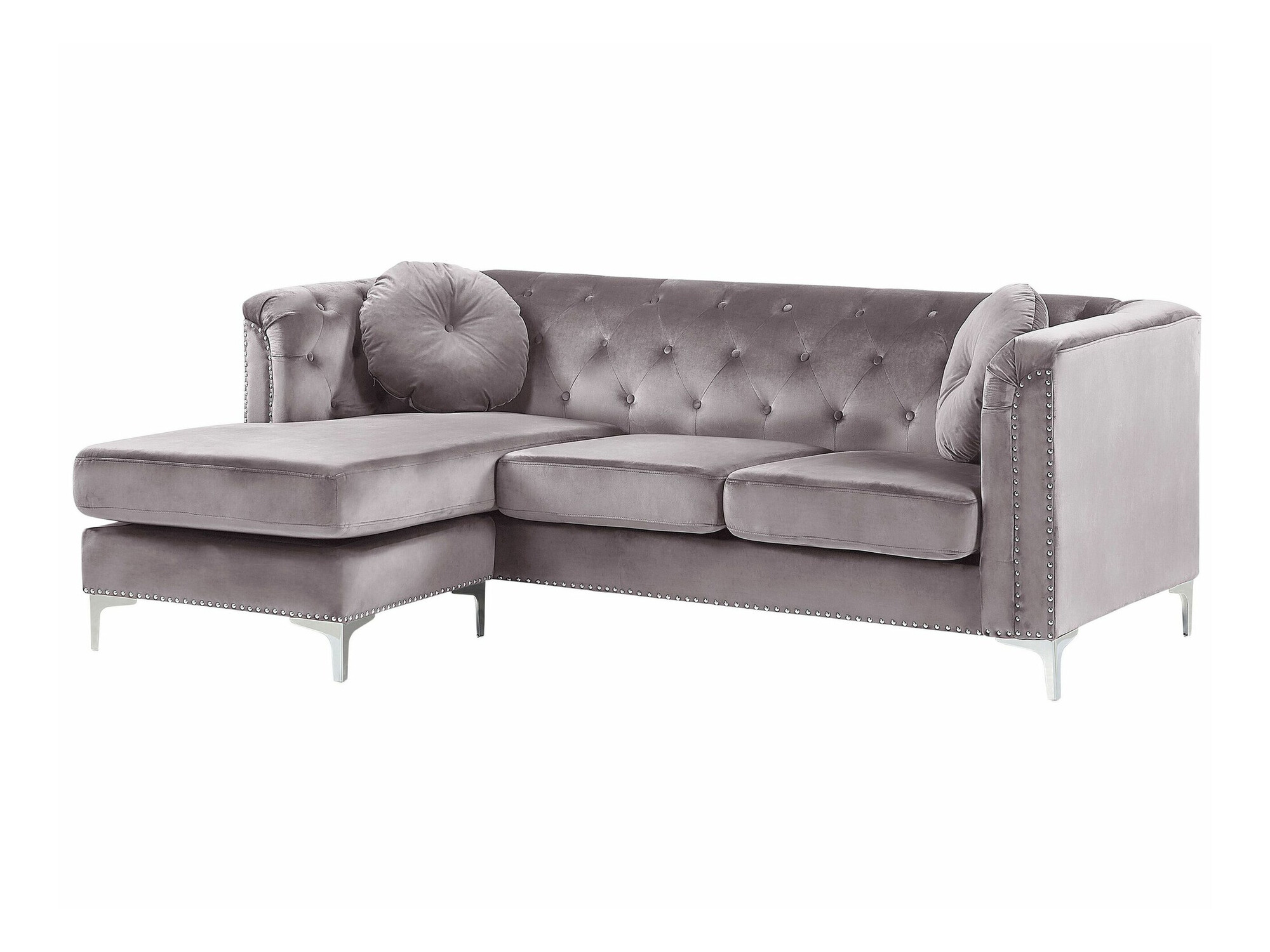 Minkštas kampas Berwyn 1387 (Pilka)