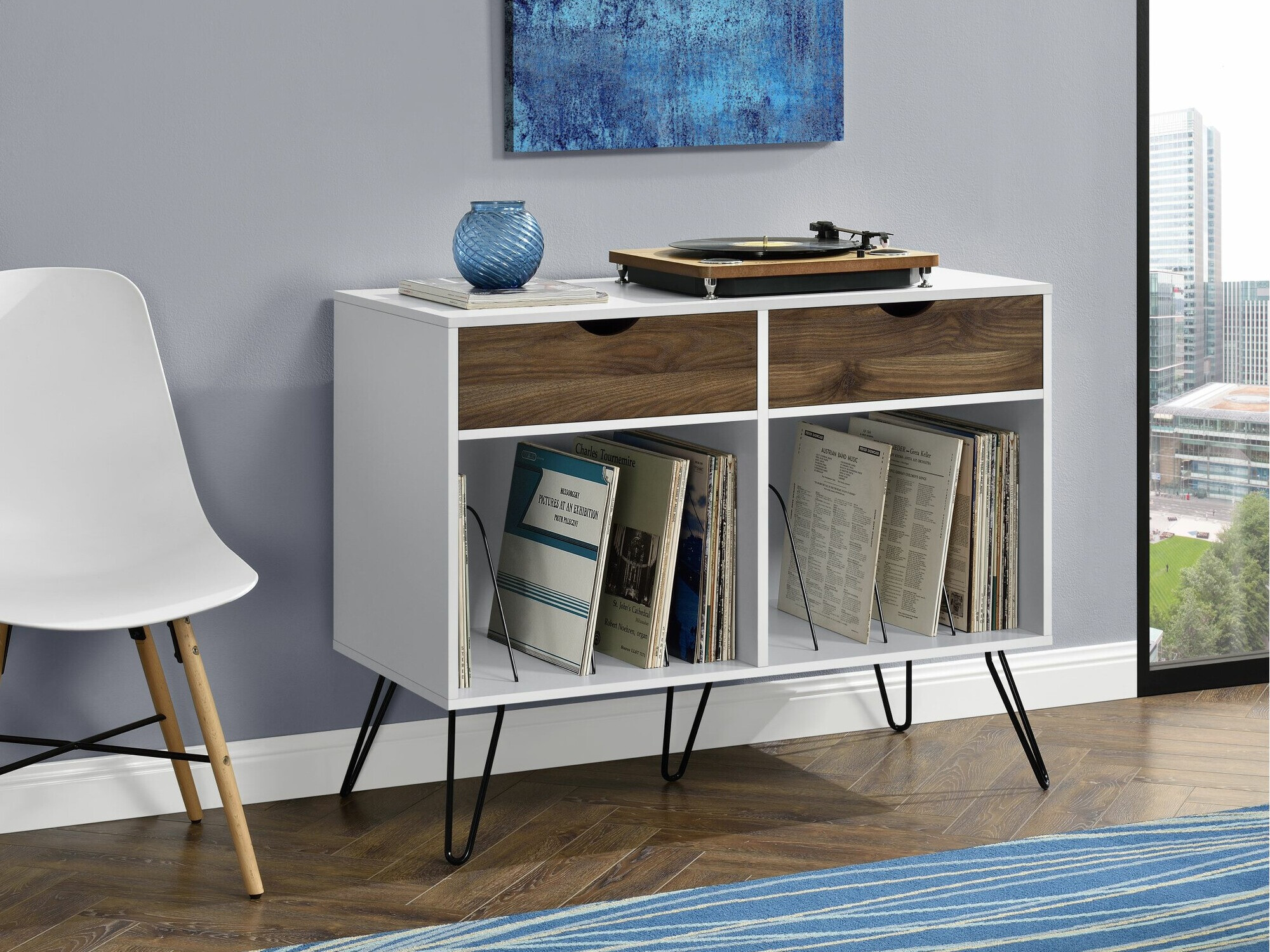 Lentyna Tulsa 671 (Balta + Ąžuolas)