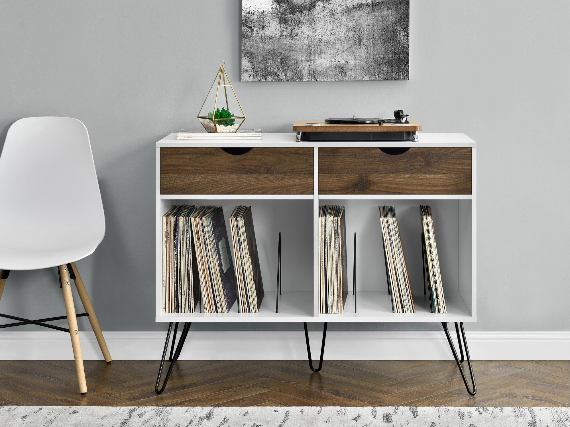 Lentyna Tulsa 671 (Balta + Ąžuolas)