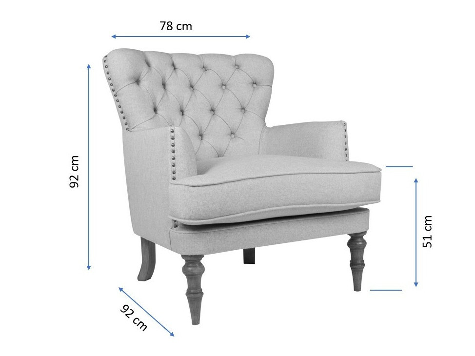 Fotelis Altadena 495 (Šviesi ruda)
