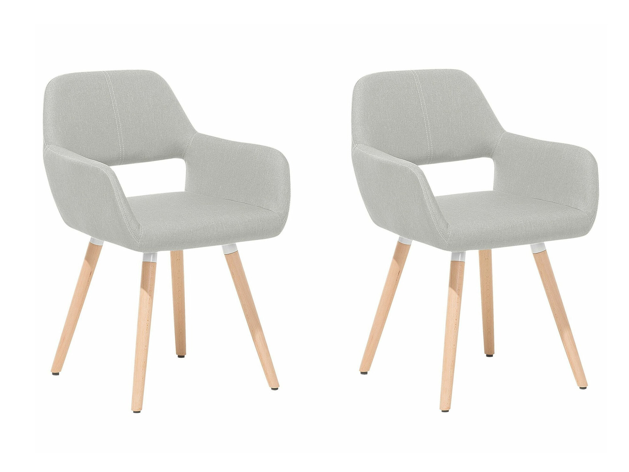 Kėdžių komplektas Berwyn 1504 (Šviesi pilka)