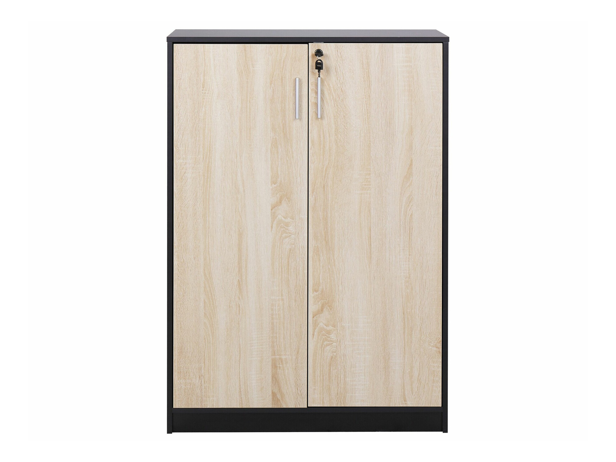 Spintelė Catferu 114 (Juoda + Šviesus medis)